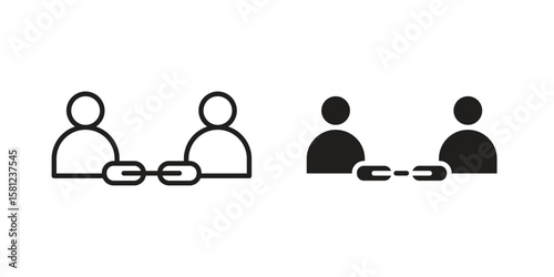 Affiliate link icon. Sign design vectors pack