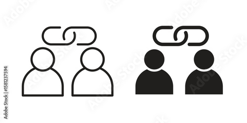 Affiliate link icon. Sign design vectors pack