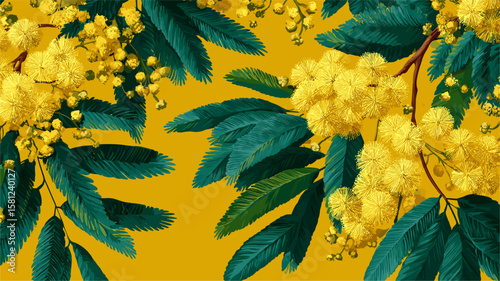 vector drawing sea buckthorn branch .Generative AI