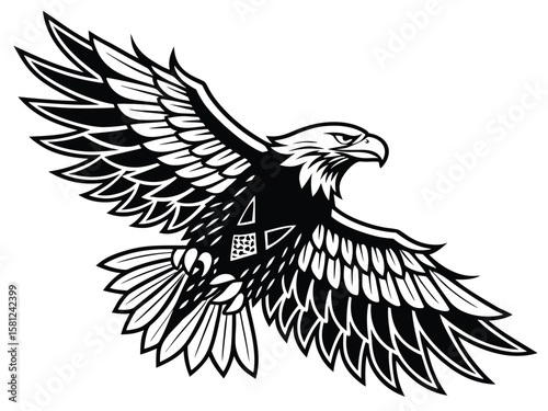 -vector-tattoo-icon-of---eagle----.eps