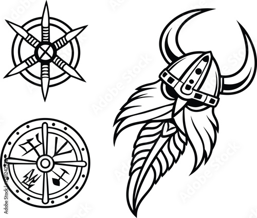 vector-tattoo-icons-of-viking-runes-mythological-.eps