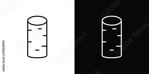 Cork wine icon. Black illustration isolated for graphic and web design.