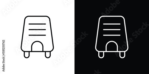 Air purifier icon. Black illustration isolated for graphic and web design.