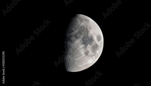 the moon in first quarter