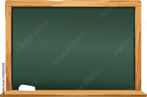 Blackboard with empty chalk space and light texture