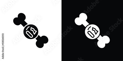 Obraz na płótnie Multiple myeloma icon symbol. Simple, flat design for and apps