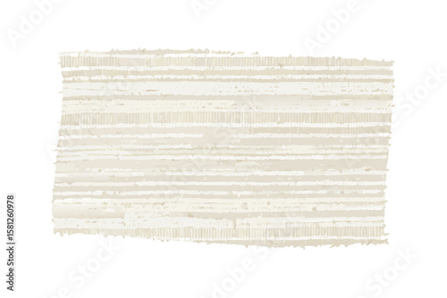 Rough textured paper with horizontal lines and torn edges