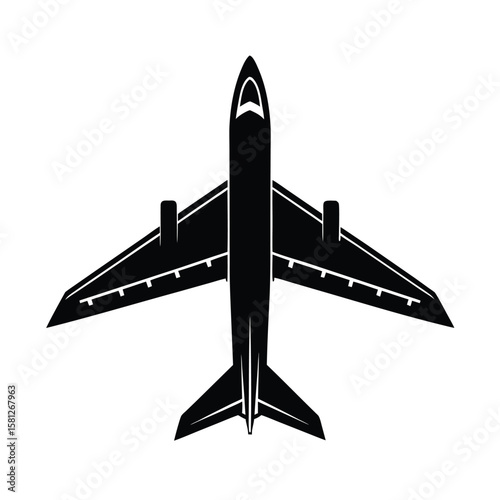 vector illustration of an airplane