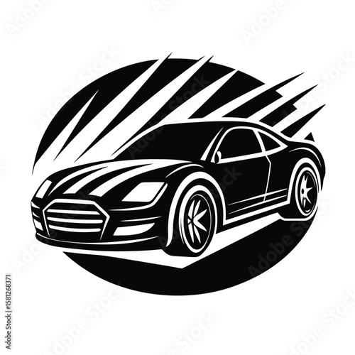 spots car vector illustration