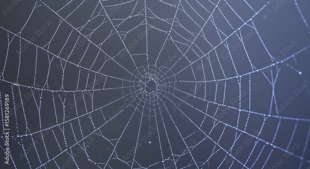 Fototapeta premium Dark spider web background