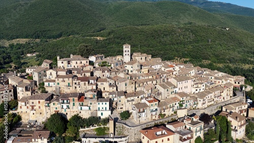 Casperia, lazio, Italia, caratteristico borgo medievale nel cuore della Sabina, in provincia di Rieti