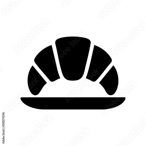 croissant on plate