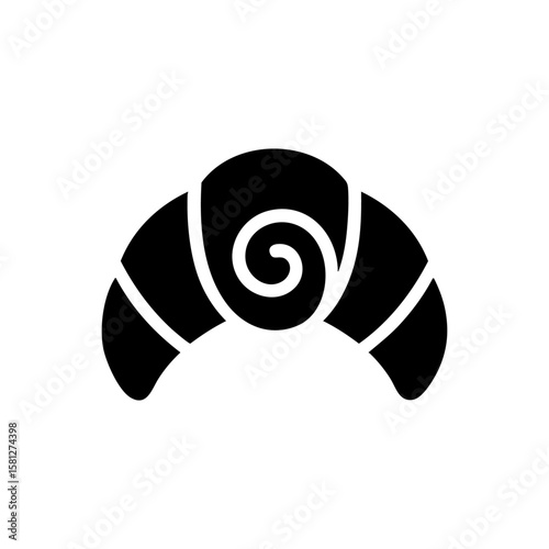 croissant is spiraling into place