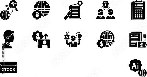 Judge holding balanced scales with heart symbol in black silhouette vector, representing emotional health and work-life balance in judiciary, ideal for Judicial Well-being Day on white background.