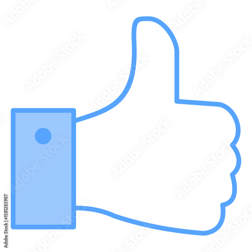 Like Blue Icon
