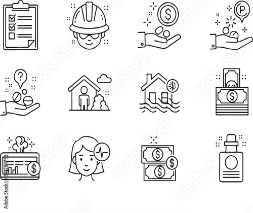 business icons set
