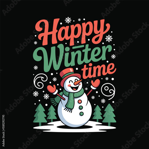 Winter T-Shirt Design – Creative and Funny Typography for Cold Season

