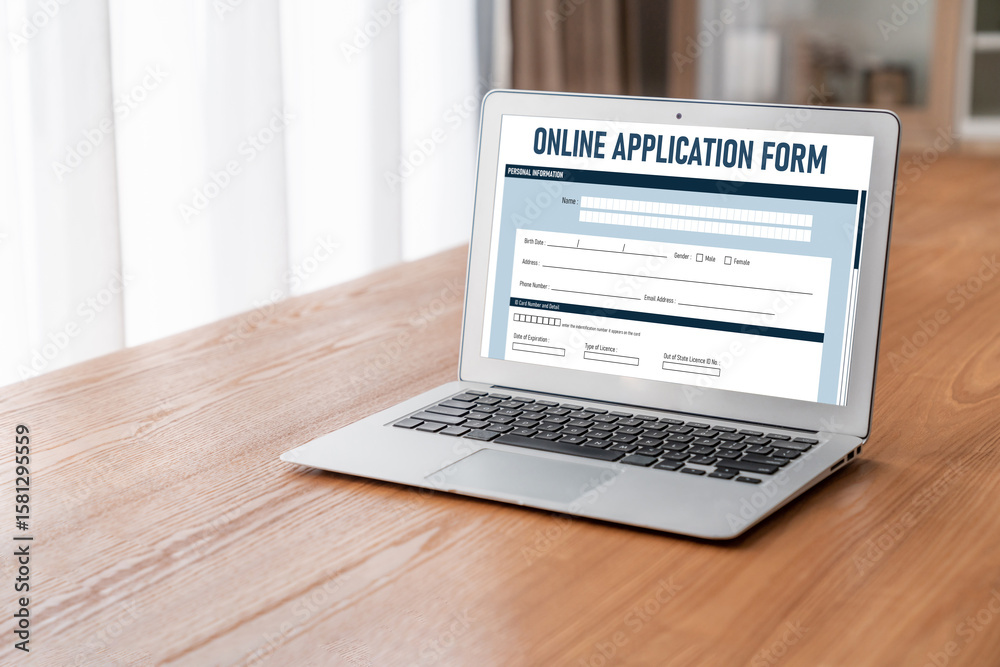 Online application form for modish registration on the internet website Online application form for modish registration on the internet website