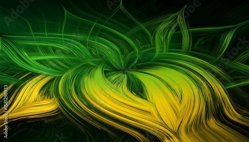 green yellow black abstract background