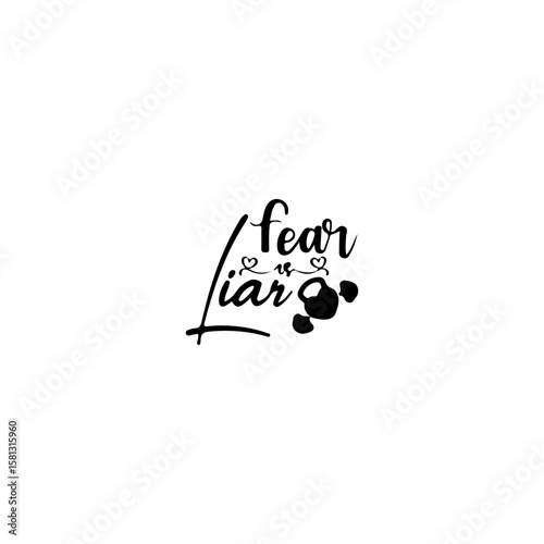 Fear vs. Liar: A stark, minimalist illustration confronts the inner conflict between truth and deception, a visual representation of the battle against fear.