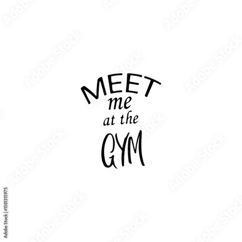 Meet me at the GYM: A bold graphic design that motivates individuals to pursue fitness