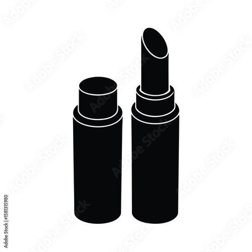 vector illustration of lip balm