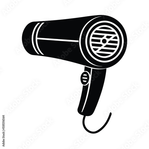 hair dryer vector illustration