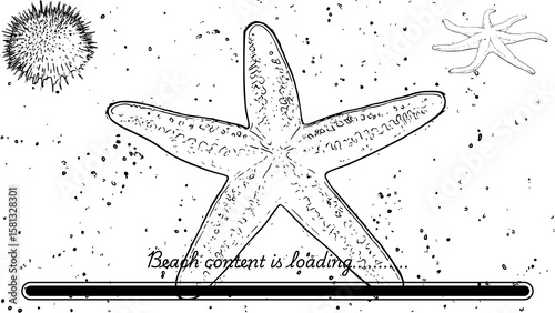 Loading beach content screen