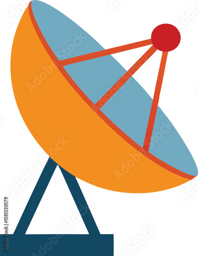 Satellite Dish Antenna Global Communication and Broadcasting Technology