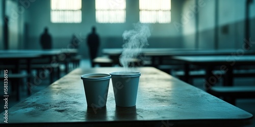 Solitary Confinement: Two Cups of Coffee in a Prison Mess Hall