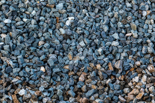 Obraz na plátně Plan ballast stones transport railroad tracks railway transport of trains