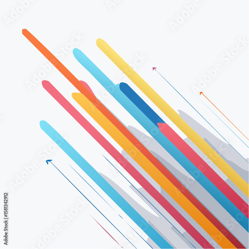 colorful straws background