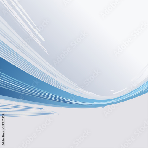 abstract blue wave background