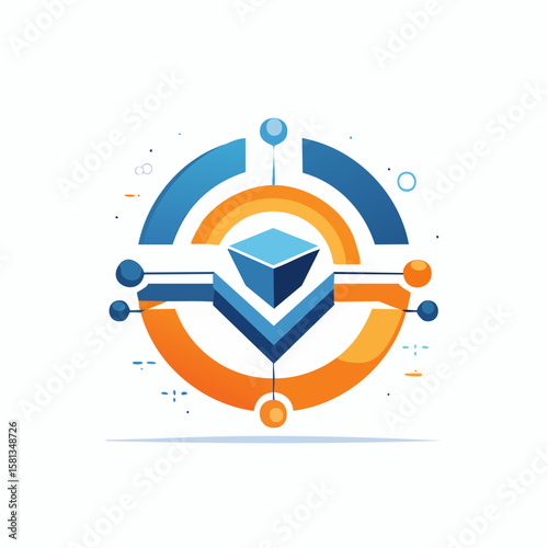 vector illustration of an abstract background