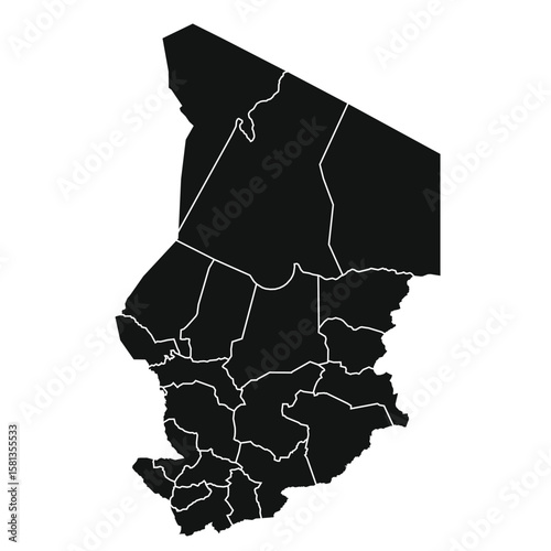 Chad map