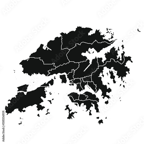 Hong Kong map