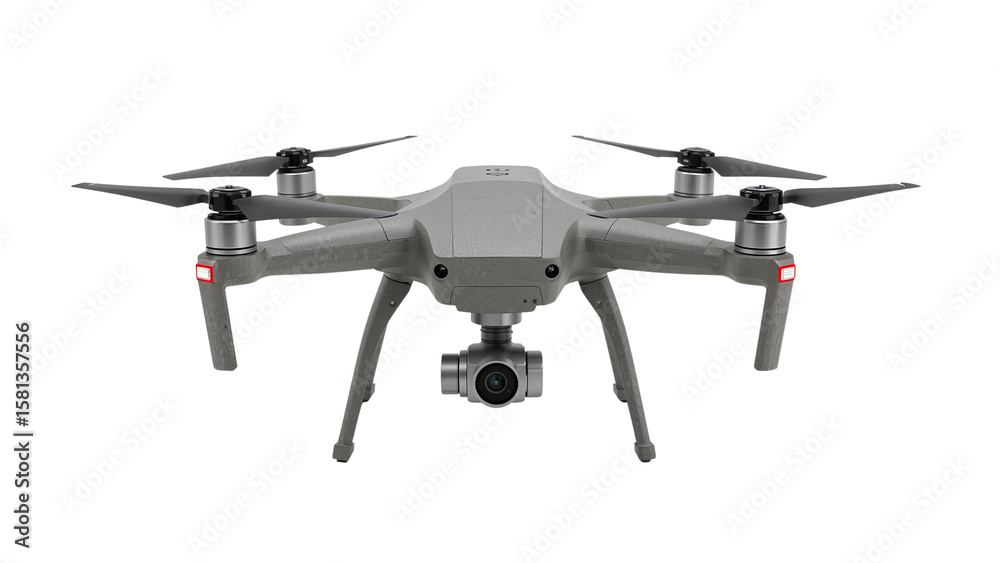 Fototapeta premium Drone Isolated Transparent Background PNG