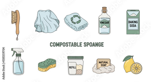 Eco-Friendly Cleaning Kit: Sustainable Home Essentials