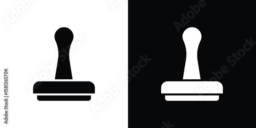 Valokuva Stamp icon. vector graphics pack.
