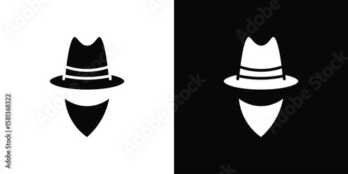 Cowboy icon. vector graphics pack.