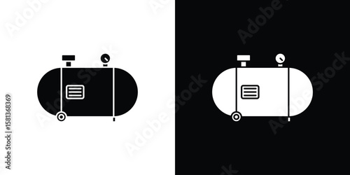 Compressor icon. vector graphics pack.