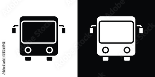 Bus icon. vector graphics pack.