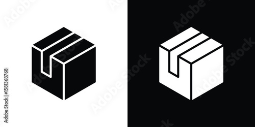 Box icon. vector graphics pack.