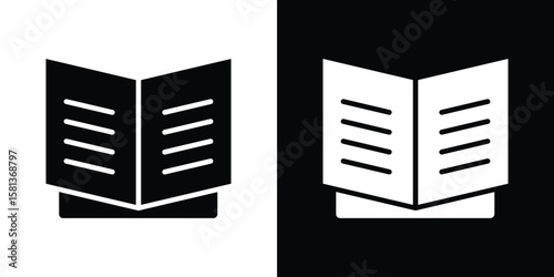 Book icon. vector graphics pack.