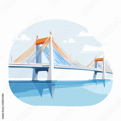 bridge over the river