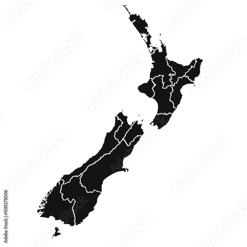 New Zealand map