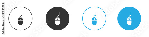 Mouse icon design Concept collection for UI UX