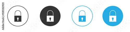 Free Download Lock icon design Concept collection for UI UX - GFXLoad