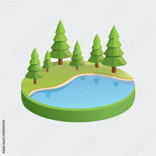 vector illustration of a christmas tree