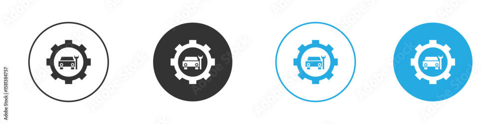 Car mechanic icon design Concept collection for UI UX Car mechanic icon design Concept collection for UI UX